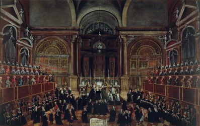 Die Investitur eines Monarchen in San Lorenzo